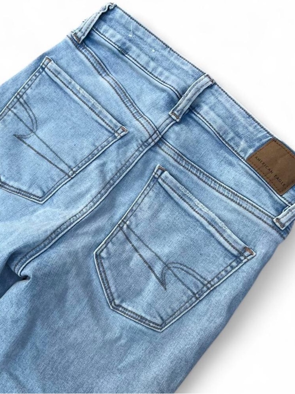 American Eagle Outfitters Next Light Blue Skinny Jeans US 2 - Picture 6 of 8